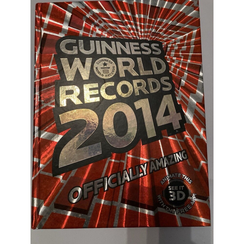 Guinness World Book Of Records Book 2014 Officially Amazing Good Condition